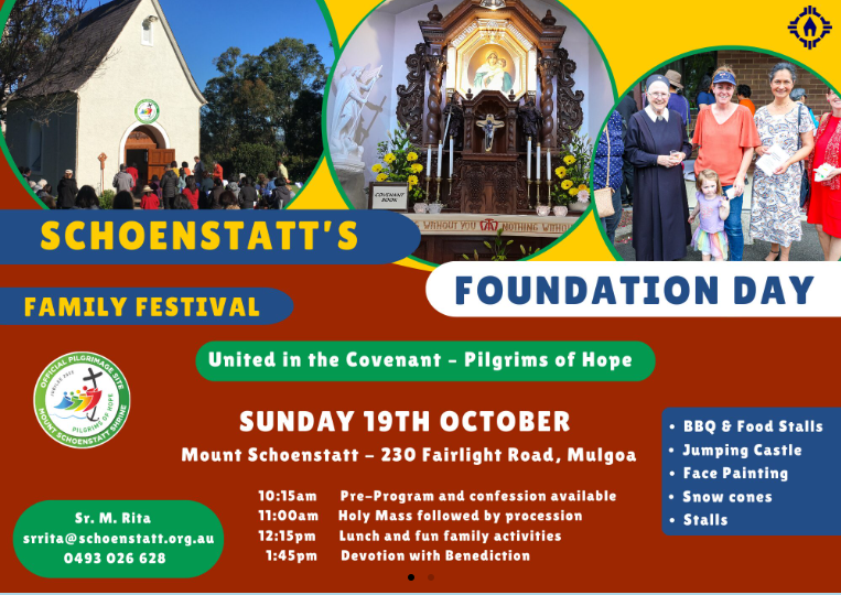 Schoenstats Foundation Day Mulgoa
19 October 2025