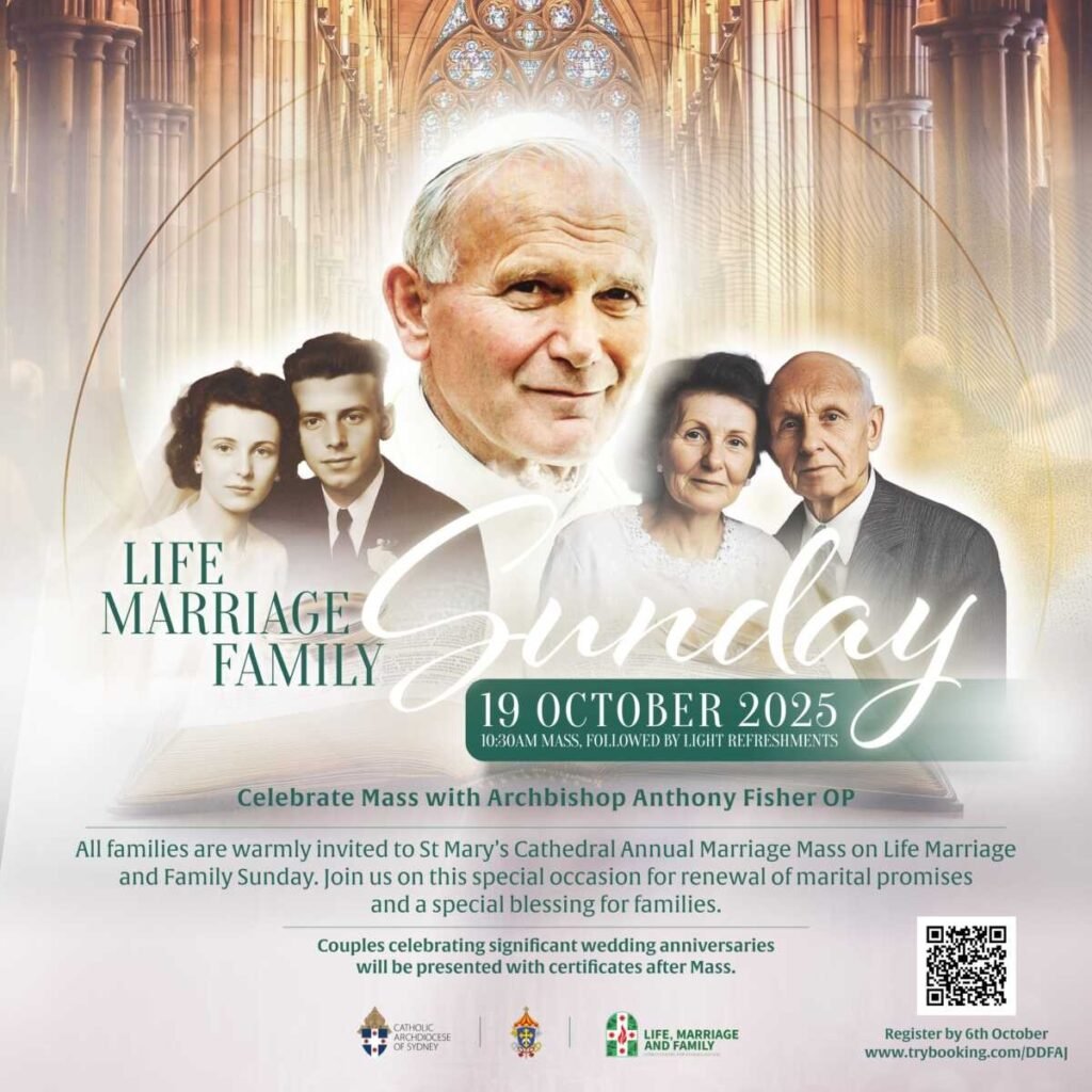 Life Marriage Family Sydney
19 October 2025